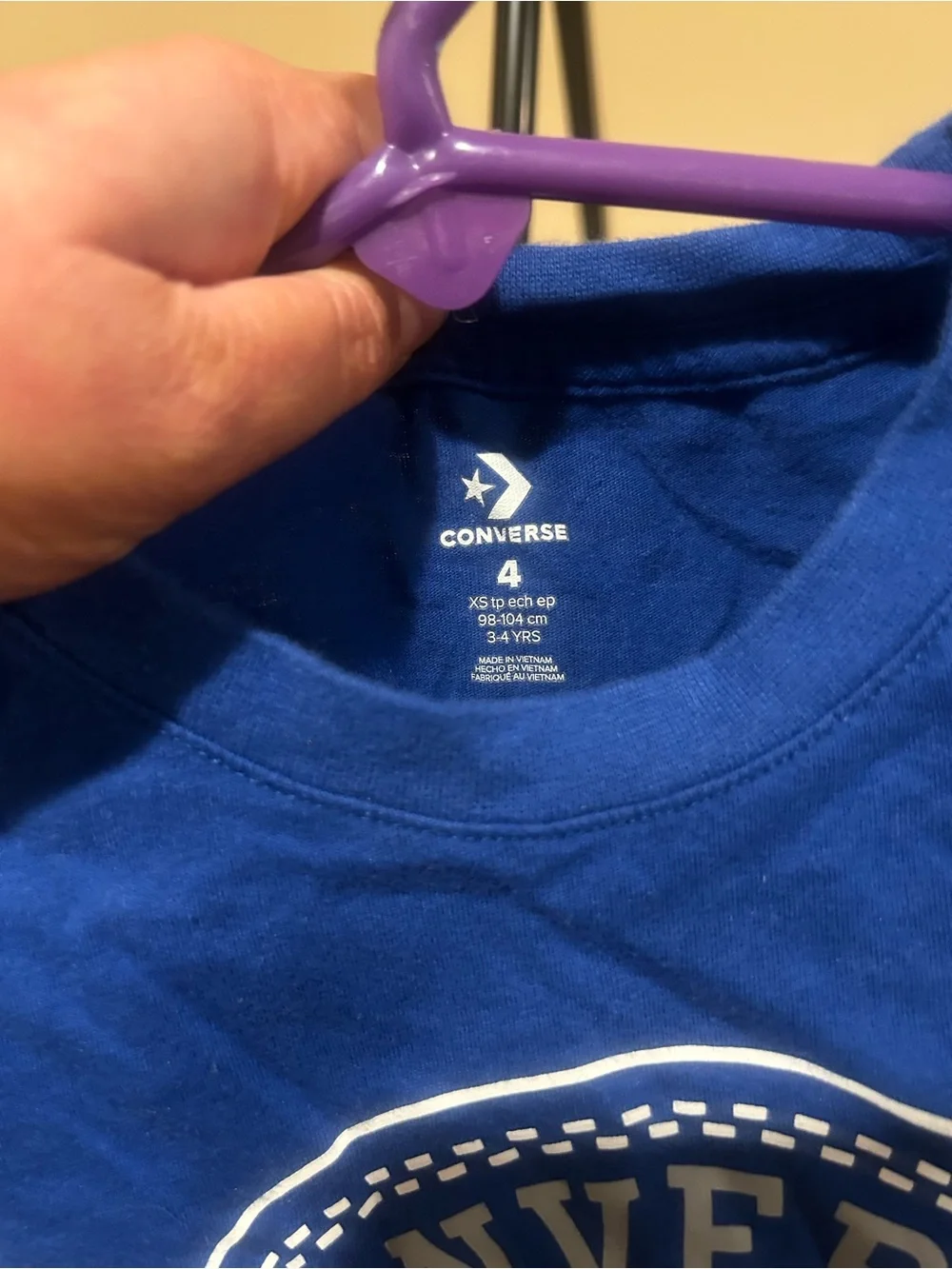 Converse Royal Blue All Star Logo Tee